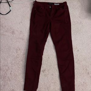 red jeans